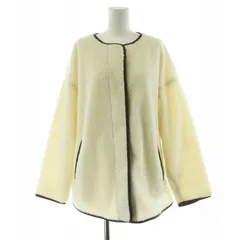 ジャーナルスタンダード レリューム JOURNAL STANDARD relume ノーカラーボアジャケット アウター F 白 ホワイト /AT ■OS