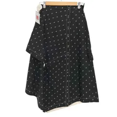 アメリ AMERI UNDRESSED MONOGRAM HEM DESIGN SKIRT レディース  M