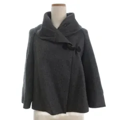 アンタイトル UNTITLED 美品 ジャケット ショート丈 コート トグル 七分袖 2 グレー