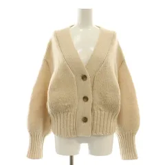 スナイデル SNIDEL ショート丈カーディガン ニット Vネック F ベージュ /DF ■OS