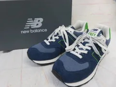 【中古】箱有 new balance ﾆｭｰﾊﾞﾗﾝｽ ｽﾆｰｶｰ U574 NAVY(QBL) U574QBL ﾌﾞﾙｰ/ｸﾞﾘｰﾝ 27.0cm 991897607