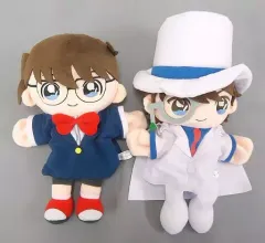 【中古】ぬいぐるみ コナン＆キッド(2体セット) にこにこぬいぐるみパペット 「名探偵コナン」 サンデーS名探偵コナン応募者全員サービス品
