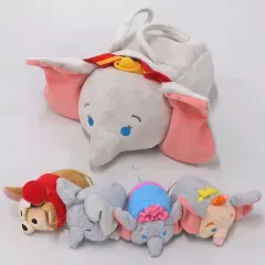 【中古】ぬいぐるみ ミニツム＆バッグセット(ダンボ) ぬいぐるみ 「ディズニー TSUM TSUM -ツムツム-」 ディズニーストア限定