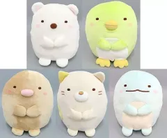【中古】ぬいぐるみ 全5種セット もちもちほっぺころっとぬいぐるみ 「すみっコぐらし」