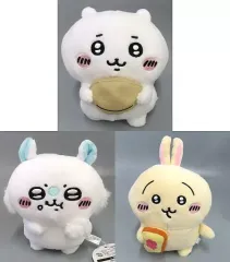 【中古】ぬいぐるみ 全3種セット モモンガと一緒ぬいぐるみ 「ちいかわ なんか小さくてかわいいやつ」