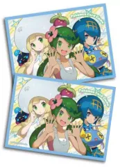 【中古】サプライ ポケモンカードゲーム デッキシールド(スリーブ) マオ・スイレン・リーリエ