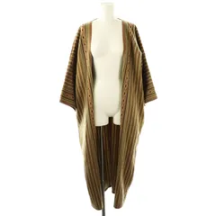 トゥデイフル TODAYFUL ストライプジャガードガウン コート ロング 36 ブラウン カーキ /HK ■OS