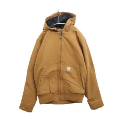 【中古A】Carhartt カーハート S メンズ アクティブジャケット Insulated Active Jacket Loose Fit ルーズフィット 茶 中古A 古着