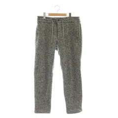 ナノユニバース nano universe 裏起毛フリースパンツ テーパード L グレー /AT ■OS ■SH