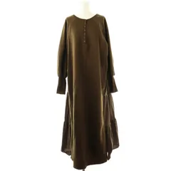 バブ Bab 長袖 ワンピース ロング 切替 TL カーキ /HK ■OS