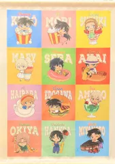 SEGA セガラッキーくじオンライン 名探偵コナンカフェ -American Diner- FILE.2 C賞-1 タペストリー フードミニキャラ