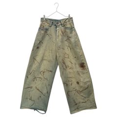 LATUI ATELIER(ラトゥイ アトリエ) Vintage-Washed Wide-Leg Baggy