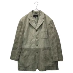 allegri(アレグリ) 90's Sleeve and Hem Contrast Wool 4-Button Jacket 90年代 袖 裾 切替 ウール 4ボタン ジャケット 4FR24-565-40 M ライトグレーのサムネイル
