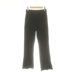 リグリーム regleam リラックスリブパンツ ニット ブーツカット M ブラック /ES ■OS ■SH