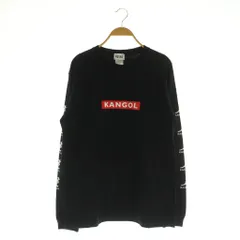 カンゴール KANGOL × ノウノ NOUNO カットソー ロンT ロゴプリント 長袖 クルーネック M ブラック /MY ■OS ■AD