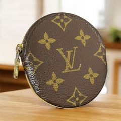 t2 ポシェット ポルト モネ ロン　モノグラム　丸型　円形　ルイ ヴィトン　Louis Vuitton　小銭入れ　コインケース