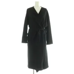 バンヤードストーム BARNYARDSTORM ウール混 コート ガウンコート ロング F ブラック /MY ■OS