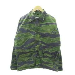 ヴィンテージ VINTAGE 60s～ Chief Tiger Camo タイガーカモ シャツ ジャケット カーキ M