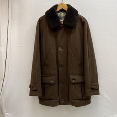 お*き様 ZEGNA Machinò ウールコート メンズ茶系 コーデュロイ襟