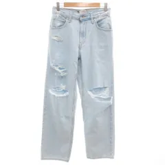 リーバイス Levi's シルバータブ SilverTab バギーデニムパンツ ジーンズ 26 ライトインディゴブルー ダメージ加工 /GV