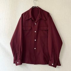 XL 格子柄 50s RAMEY Rayon Open Collar Shirt - メルカリ