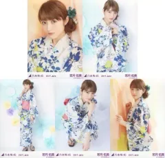 【中古】生写真(坂道シリーズ) ◇若月佑美/2017.July 会場限定ランダム生写真 5種コンプリートセットのサムネイル