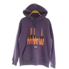 アディダスオリジナルス adidas originals 長袖 ロゴパーカー スウェット プルオーバー S パープル /MY ■OS