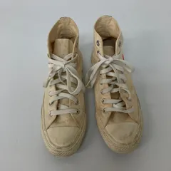 CONVERSE コンバース コムデギャルソン 靴 スニーカー ホワイト 25cm 【KS116】