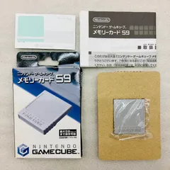 【箱付き】【純正品】ニンテンドー ゲームキューブ専用 メモリーカード59 DOL-008 任天堂 NINTENDO Game Cube GC DJ17
