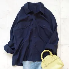 【アーバンリサーチドアーズ】ミリタリーシャツジャケット Mサイズ ネイビー