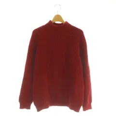 B&Y ユナイテッドアローズ BEAUTY&YOUTH ビューティー&ユース ニット セーター モックネック ワインレッド /MI ■OS ■AD