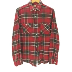 シュガーケーン SUGAR CANE ソフト フランネル コットン チェック L/S シャツ 東洋 メンズ import：L 