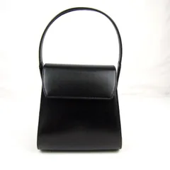 ハナエモリ ハンドバッグ レザー フォーマル 鞄 カバン ブランド 黒 レディース ブラック HANAE MORI 森英恵 【中古】
