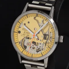 稼働 シチズン パーキージーン 4-400631 手巻き スケルトン文字盤 17石 レディース腕時計 KRH 2000000 NSK