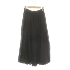 リランドチュール Rirandture 24AW サテンバルーンスカート ロング 1 黒 ブラック /HK ■OS