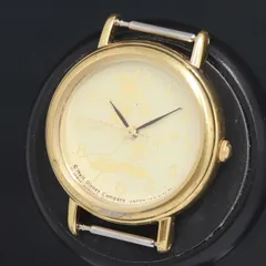 QZ セイコー アルバ ディズニー ミッキーマウス V515-6420 ゴールド文字盤 レディース腕時計 2000000 NSK KRK