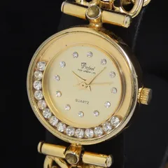 ジェイアクシス プロフィール 20/520-I QZ ゴールド文字盤 石付 レディース腕時計 KRH 2000000 NSK
