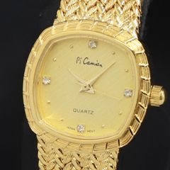 Hari Corinne QZ FINE GOLD 999.9 石付 腕時計 - メルカリ