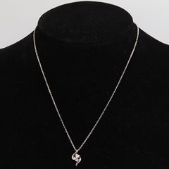 4℃ イニシャル「A」 2連ネックレス シルバー - メルカリ