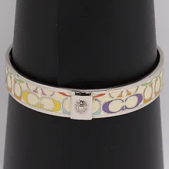 良品 コーチ バングル シルバー/マルチカラー アクセサリー ジュエリー 2000000 NSK IKE