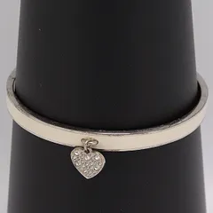 コーチ バングル ハート シルバー /ホワイト アクセサリー ジュエリー 2000000 NSK IKE