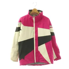デサント DESCENTE スキーウェア スポーツウェア ジャケット ブルゾン ジップアップ 160 ピンク 白 黒 /NR ■OS