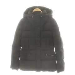 トミーヒルフィガー TOMMY HILFIGER フード ダウンコート アウターブルゾン フルジップ S 黒 ブラック /YQ ■OS