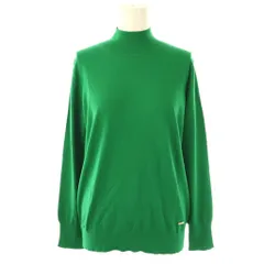 エヴェックス バイ クリツィア EVEX by KRIZIA 24AW ハイゲージカラーニット カットソー プルオーバー 40 グリーン 緑 /CX ■OS