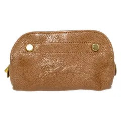 LONGCHAMP(ロンシャン) ポーチ - ブラウン レザー