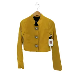 ユーズドフルギ USED古着 {{DENNY ROSE}} イタリア製 ビジューボタン クロップド丈 ジャケット cool レディース 表記無 