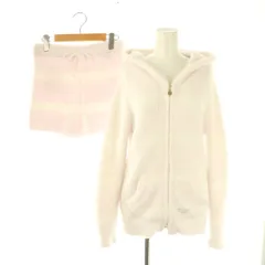 ジェラートピケ gelato pique セットアップ 上下 パーカー ショートパンツ ボーダー F ピンク 白 ホワイト /AT ■OS