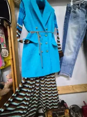 ZARA ツイード ロングベスト