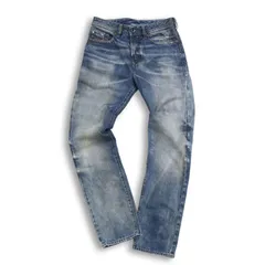 イタリア製★ DIESEL ディーゼル 【BUSTER】 ブルーアイコン ダメージ加工 スリム デニム パンツ ジーンズ Sz.28 メンズ