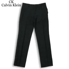 CK Calvin Klein カルバンクライン 通年 ウール★ ストレッチ スラックス パンツ Sz.29 メンズ 灰 グレーのサムネイル